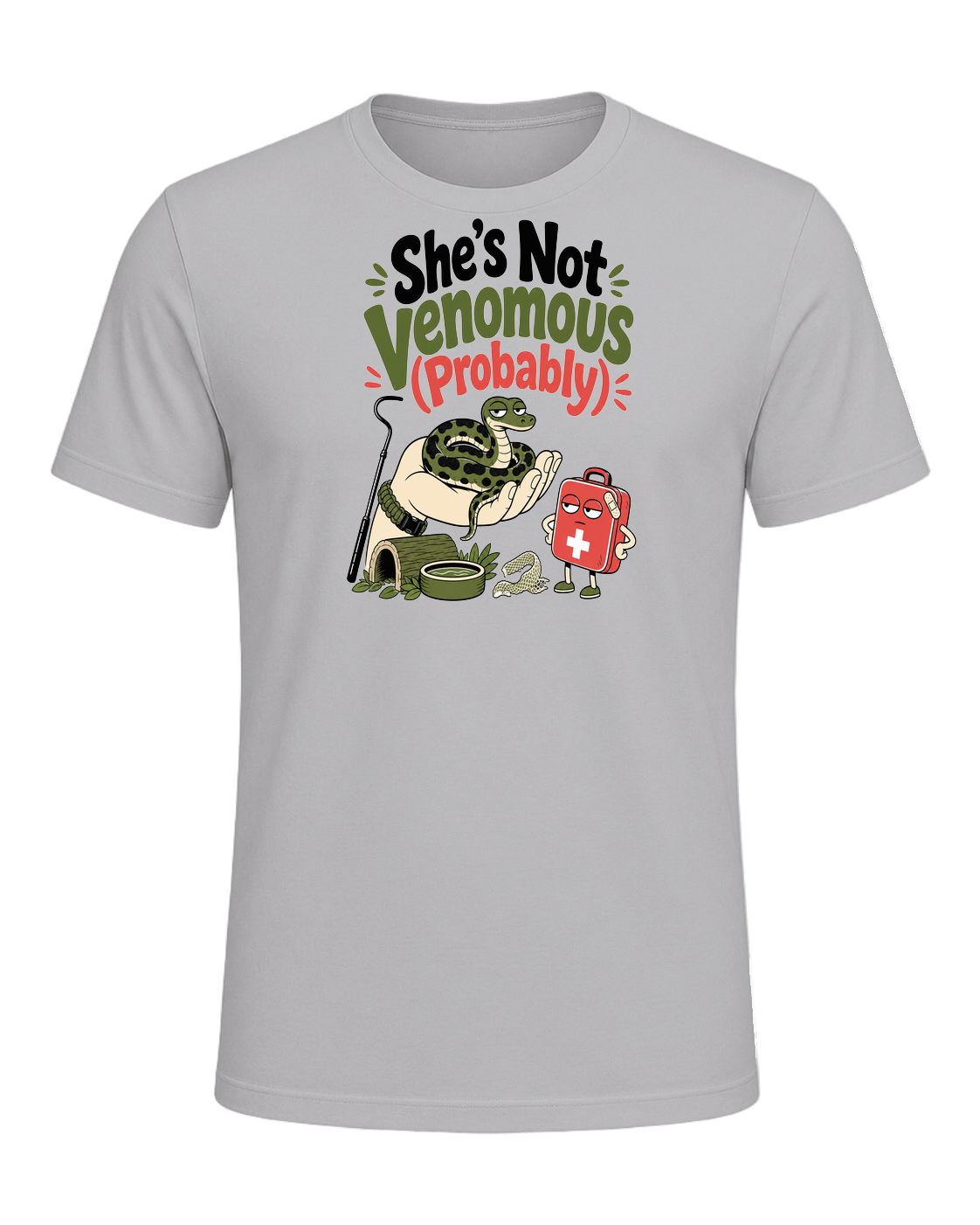 She's Not Venomous (Probably) — Athletic Heather