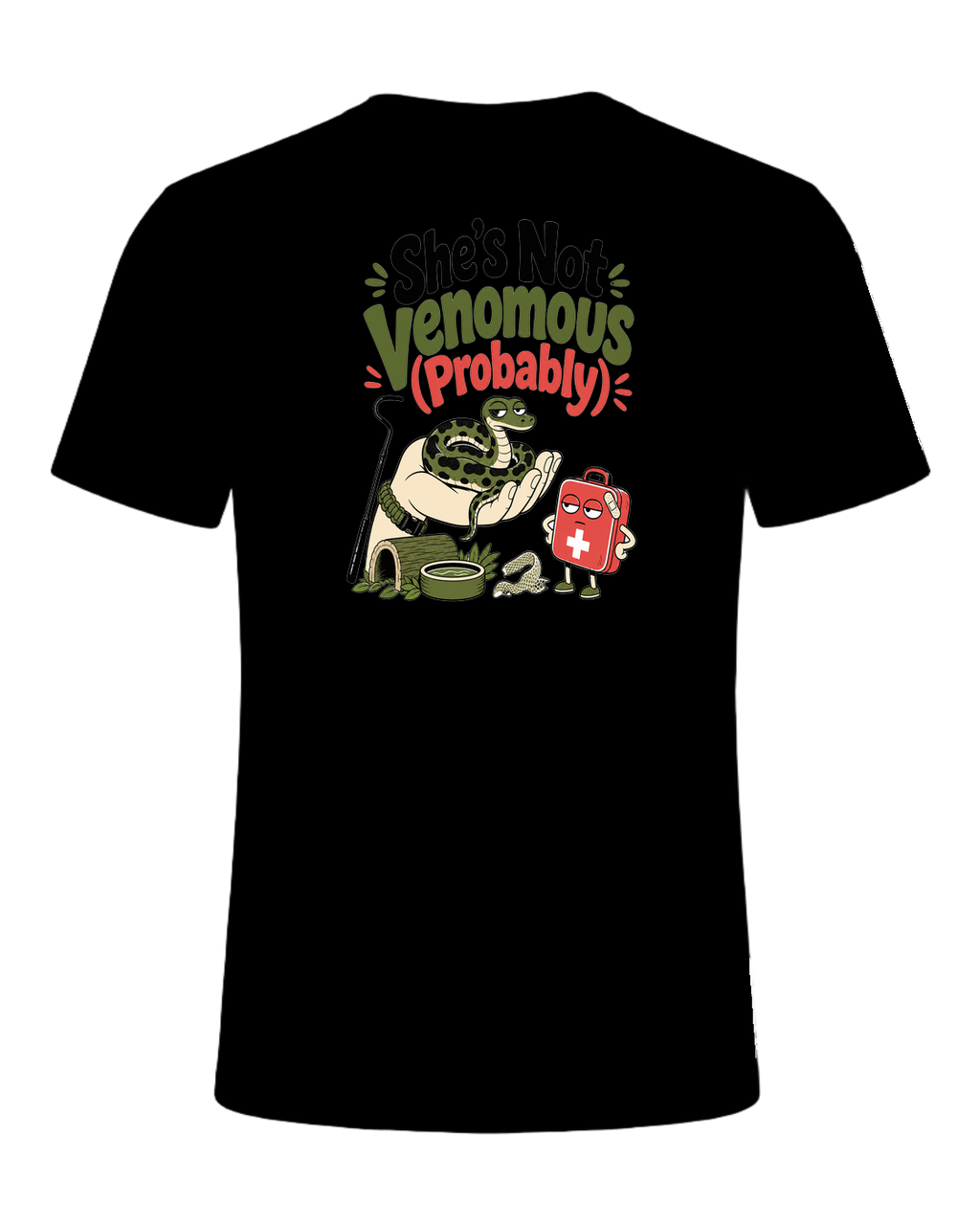 She's Not Venomous (Probably) — Black