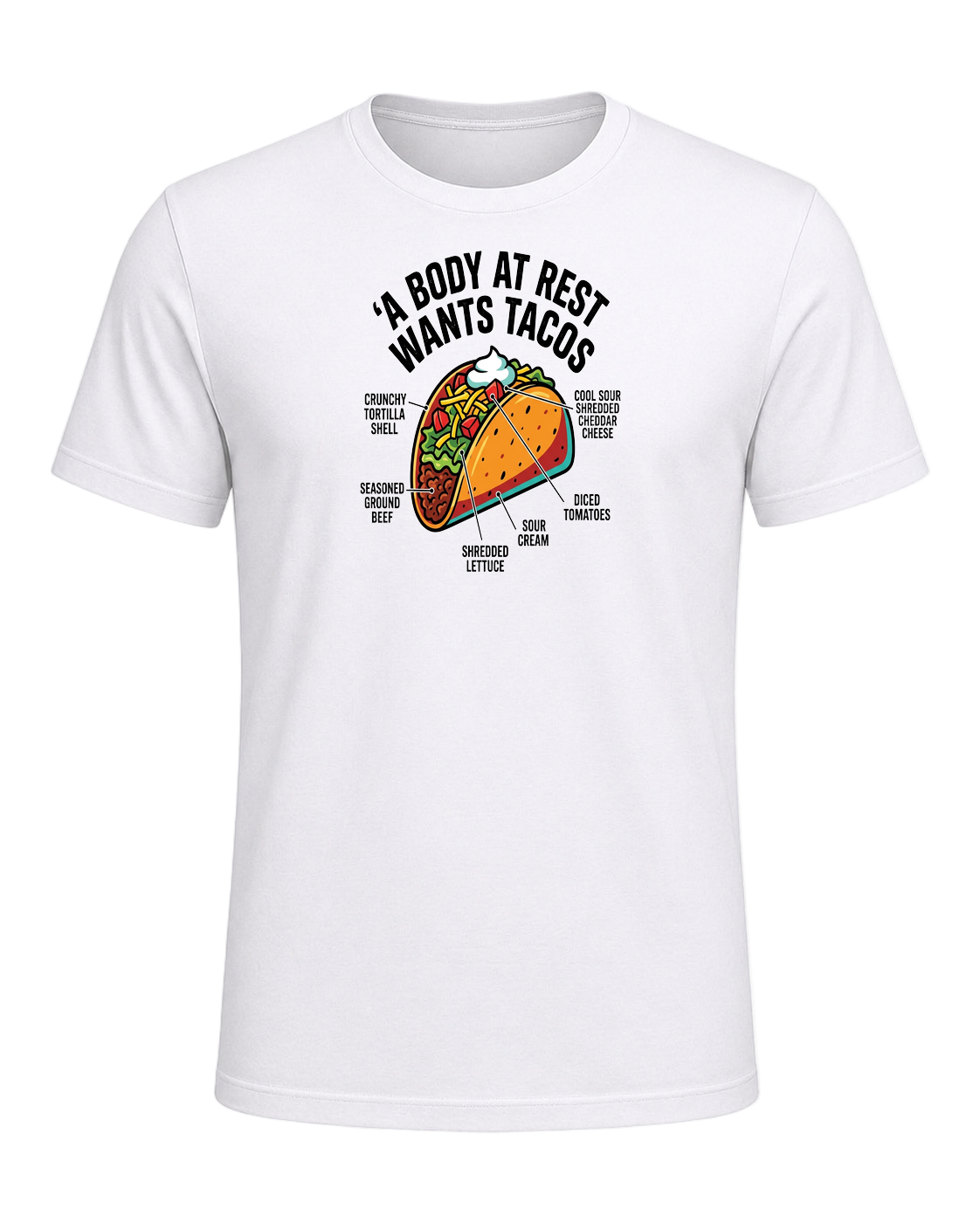 Tacos Over Everything — White
