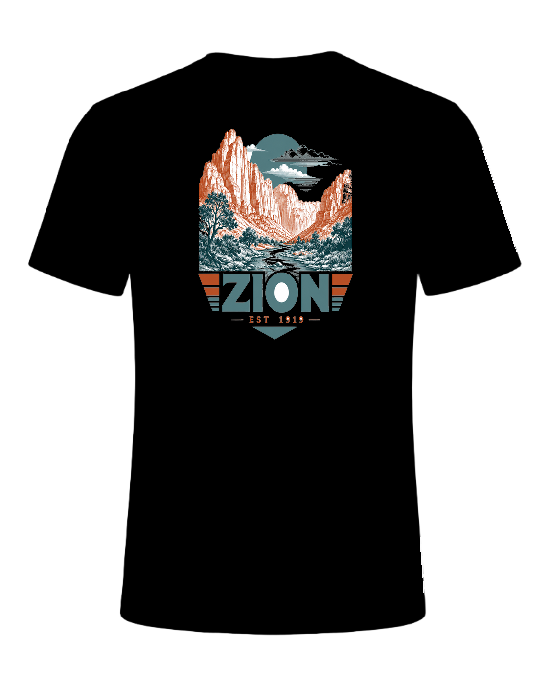 National Park Specific (WPA Style) — Black