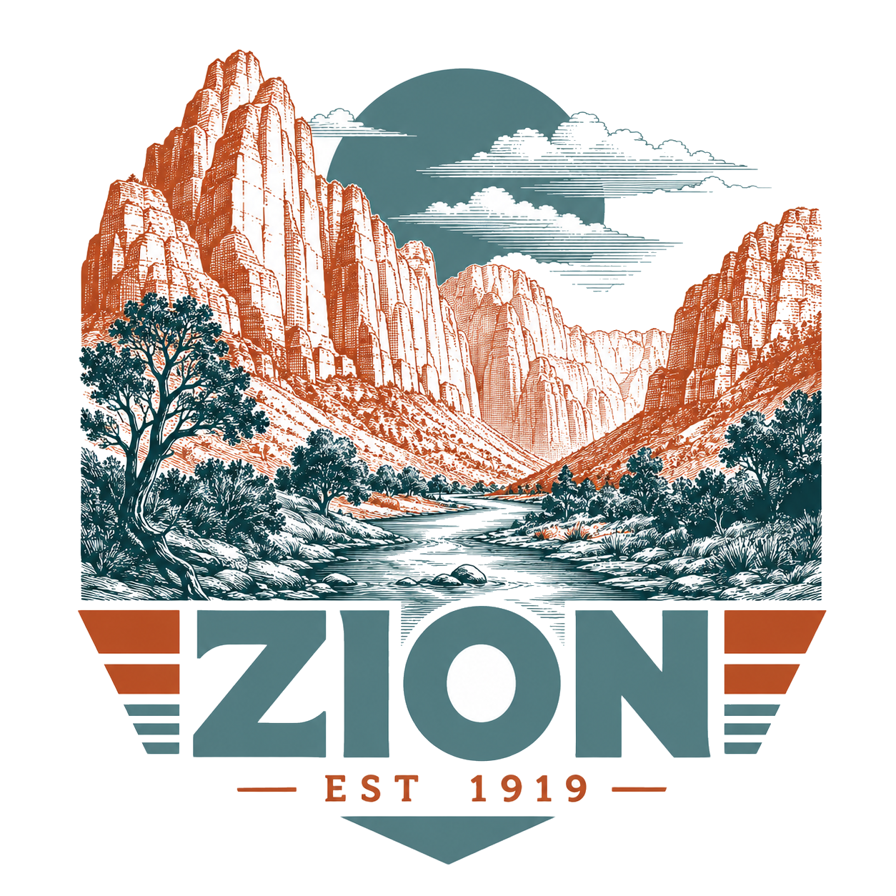 National Park Specific (WPA Style)