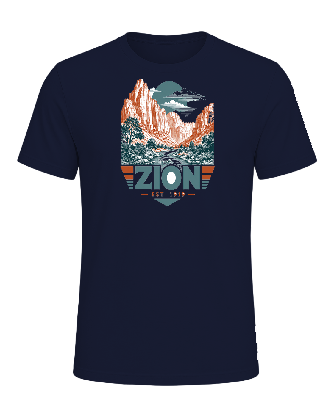 National Park Specific (WPA Style) — Navy