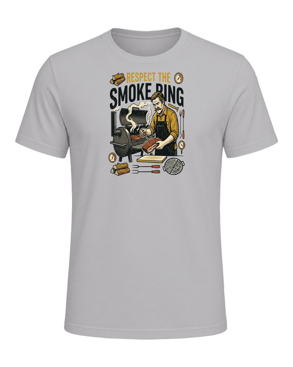 RESPECT THE SMOKE RING — Athletic Heather
