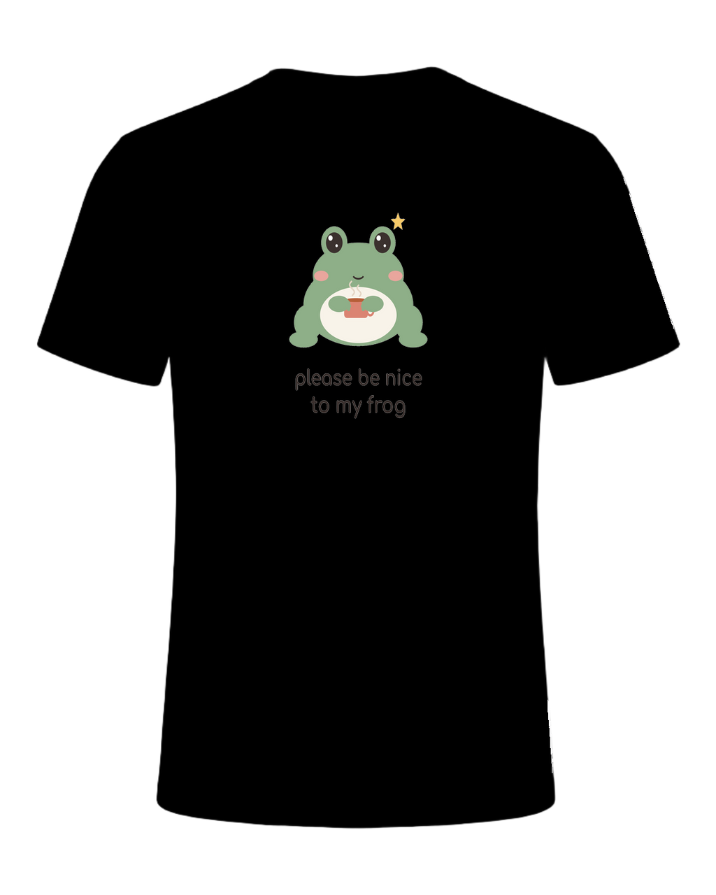 Please Be Nice To My Frog — Black