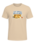 Tiny Humans Big Feelings Tee — Soft Cream