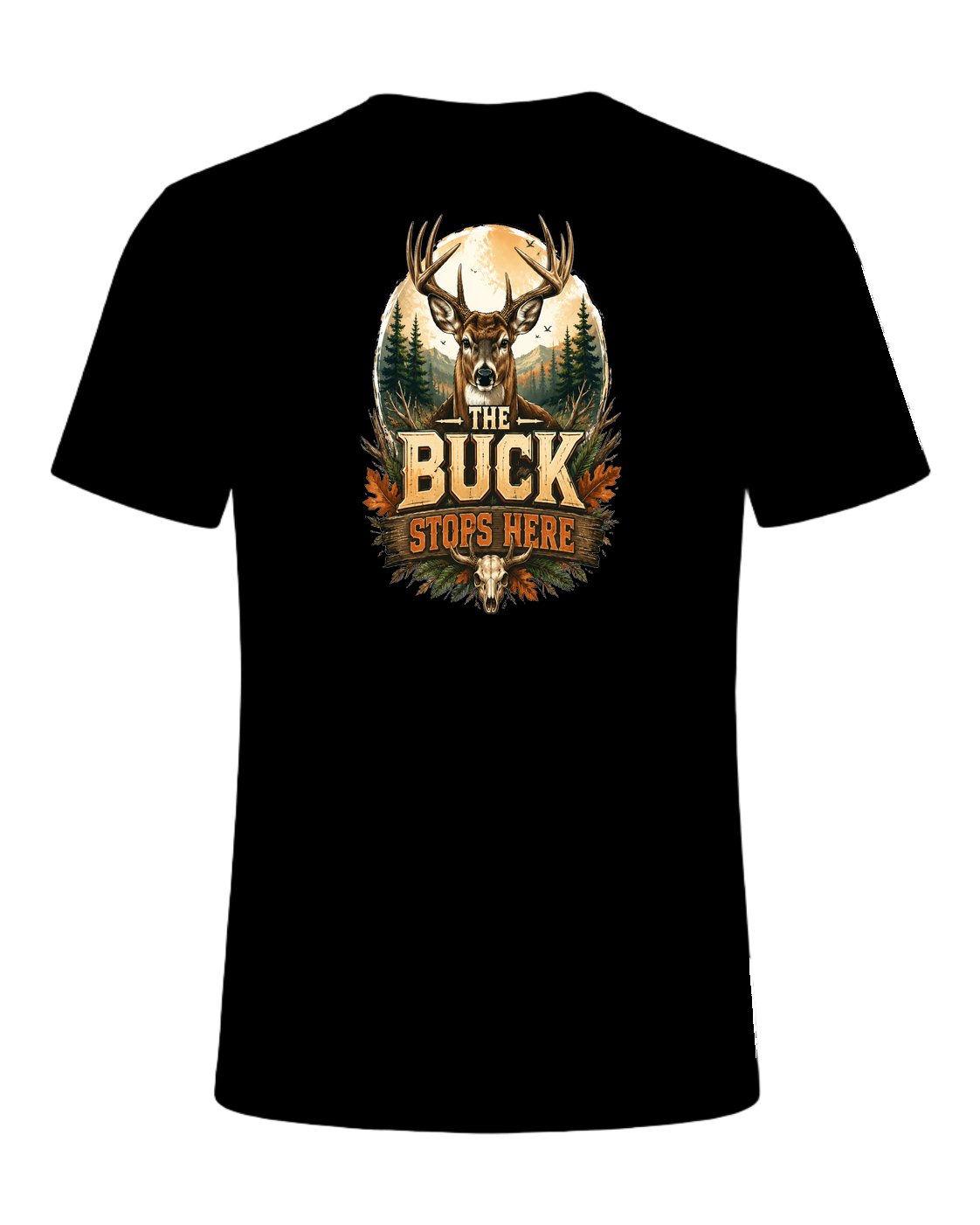 THE BUCK STOPS HERE — Black