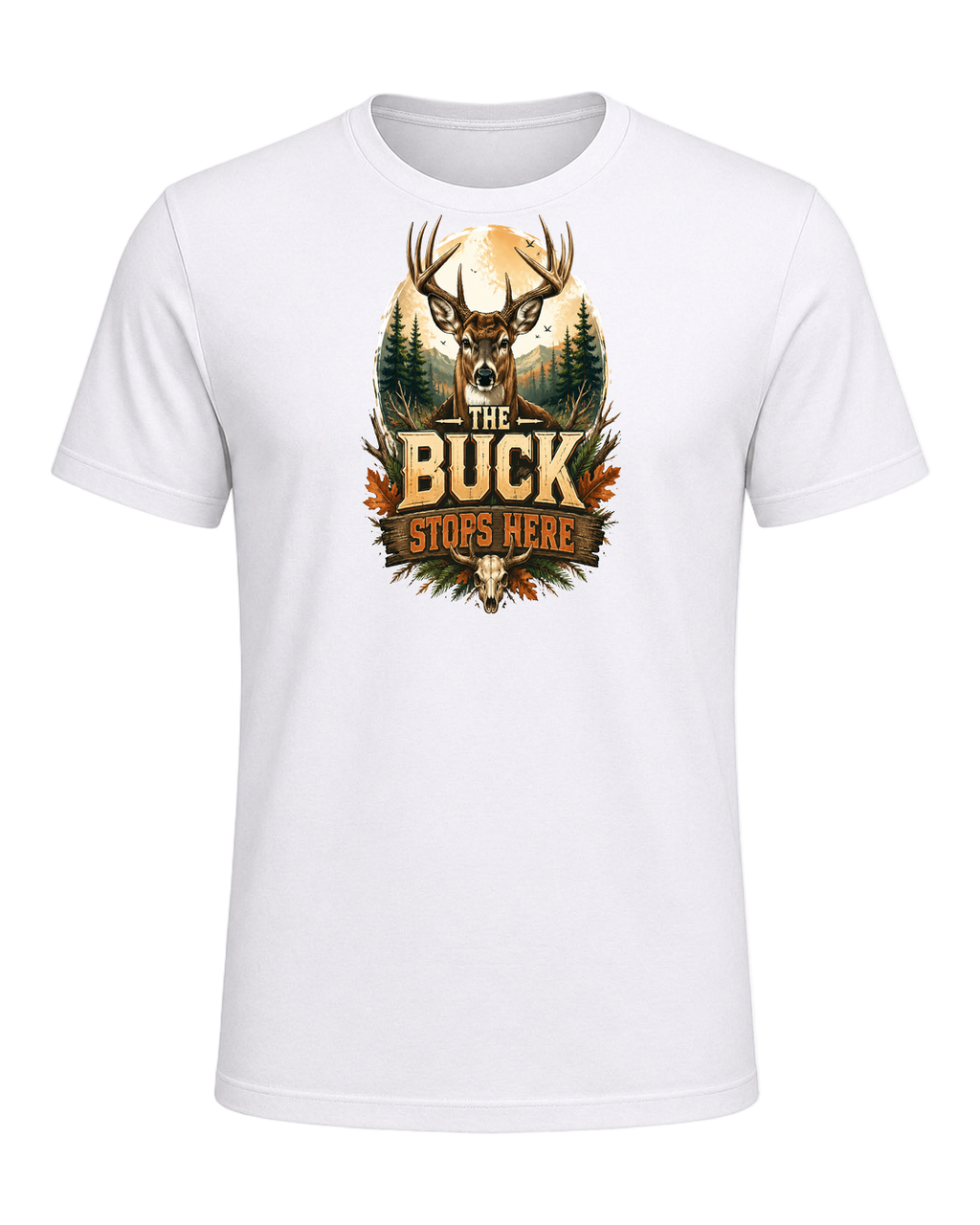 THE BUCK STOPS HERE — White