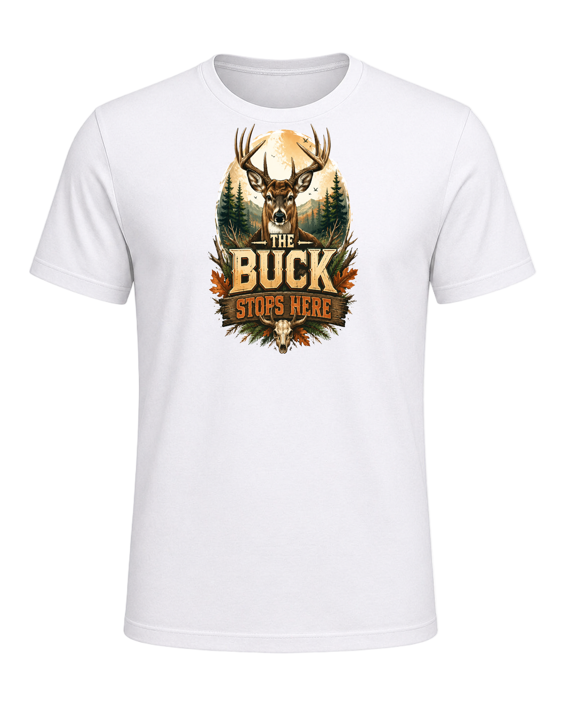 THE BUCK STOPS HERE — White