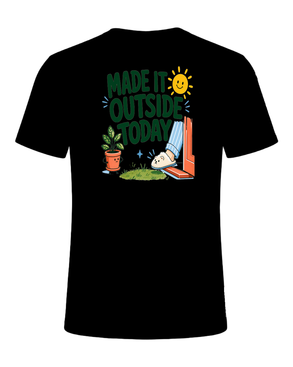 MADE IT OUTSIDE TODAY — Black