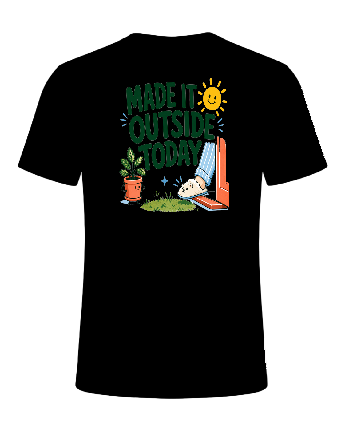 MADE IT OUTSIDE TODAY — Black