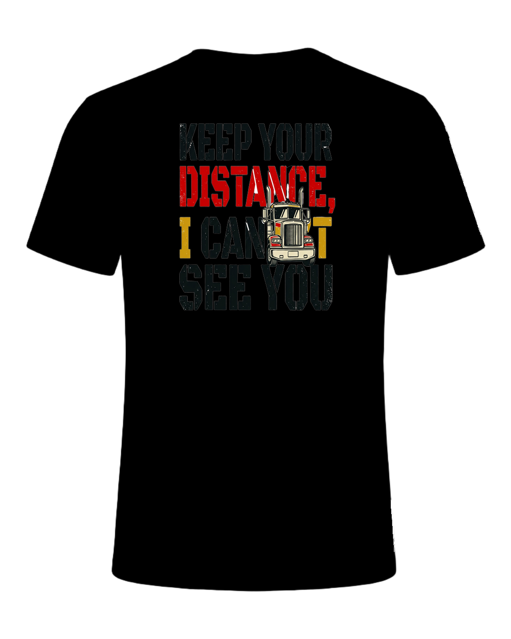 Keep your distance, I can't see you — Black