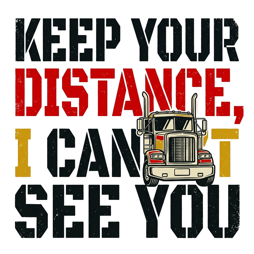 Keep your distance, I can't see you
