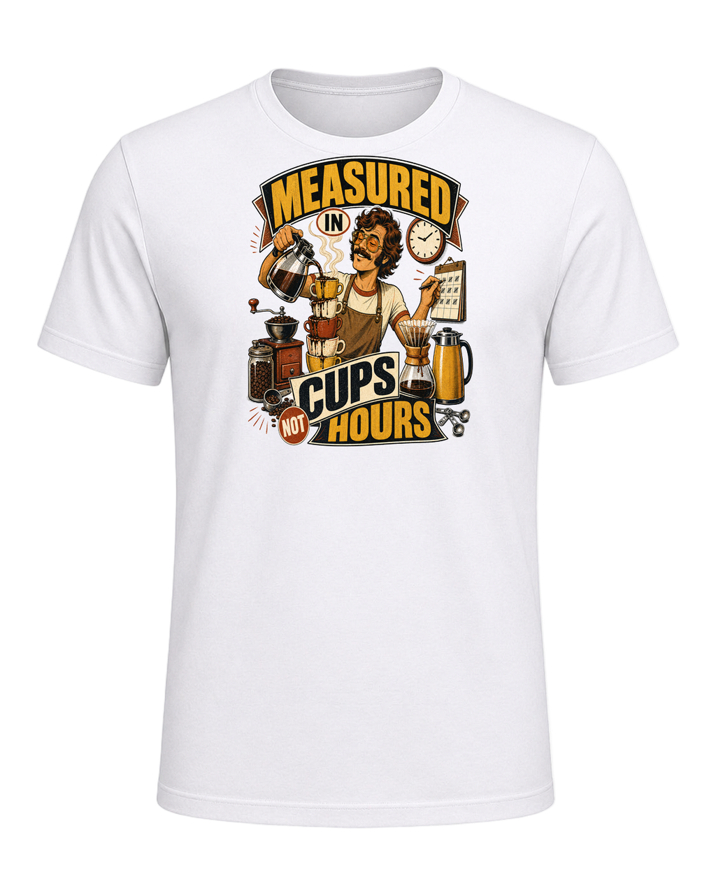 MEASURED IN CUPS NOT HOURS — White