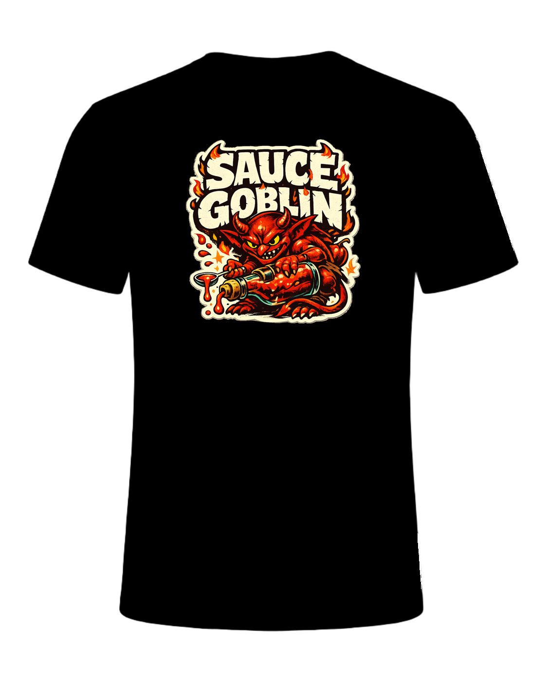 Sauce Goblin Tee — Black