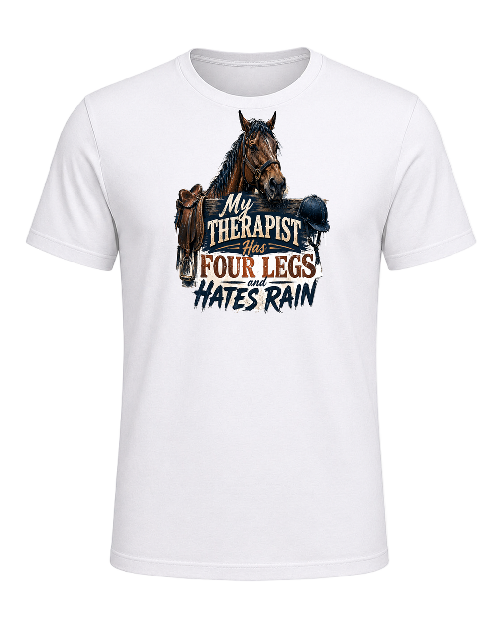 My Therapist Has Four Legs and Hates Rain — White