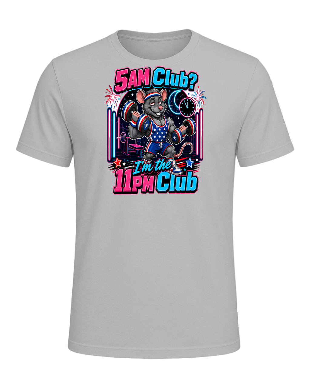 Gym Rat Night Owl — Athletic Heather