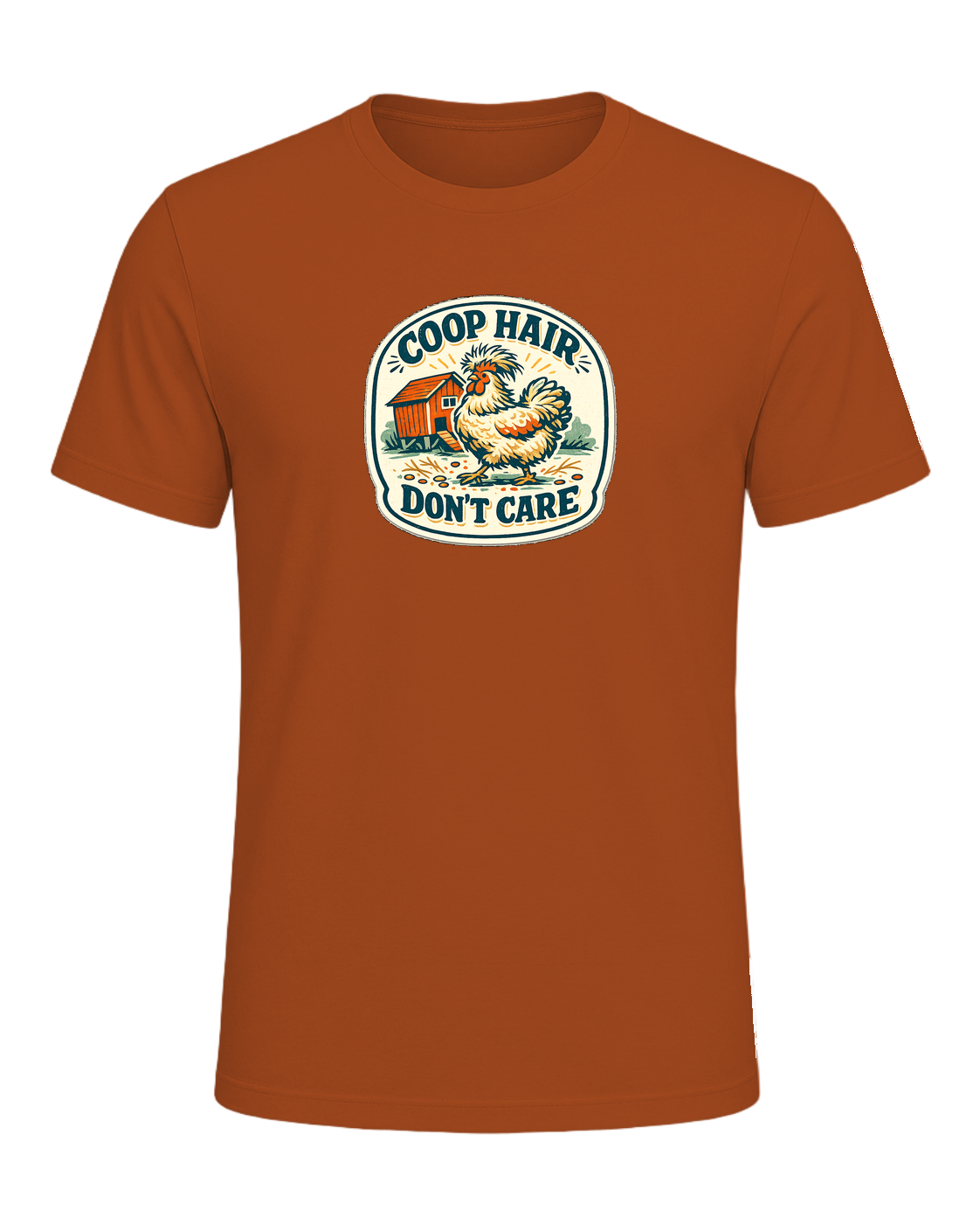 Coop Hair, Don’t Care Tee — Autumn