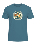 Coop Hair, Don’t Care Tee — Heather Deep Teal