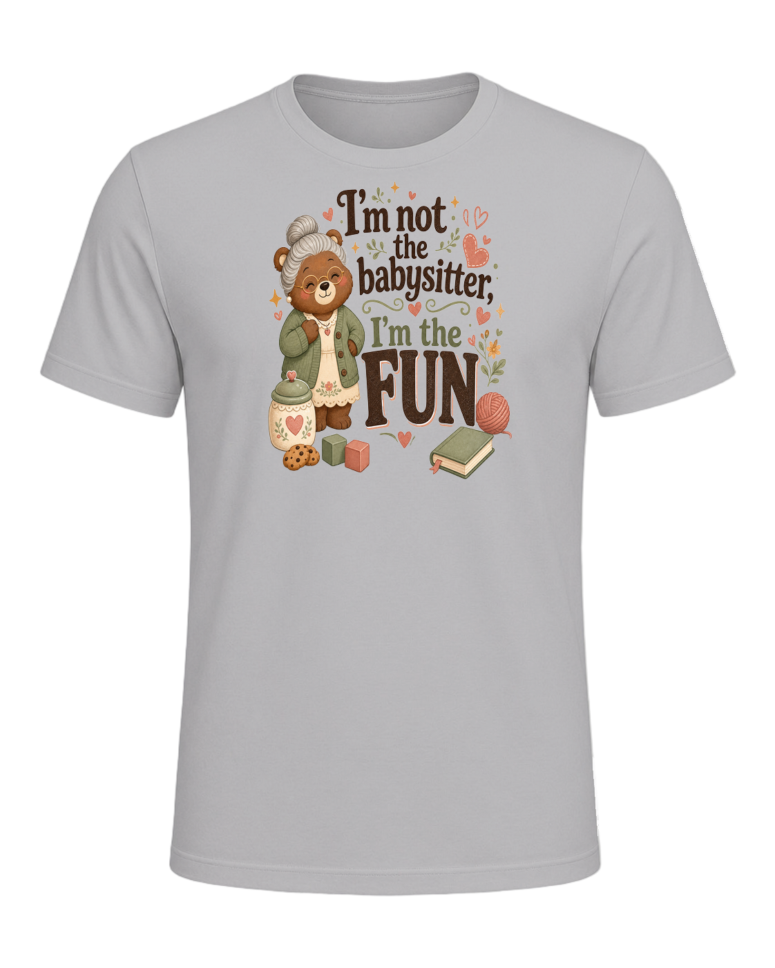 I'm not the babysitter, I'm the FUN — Athletic Heather