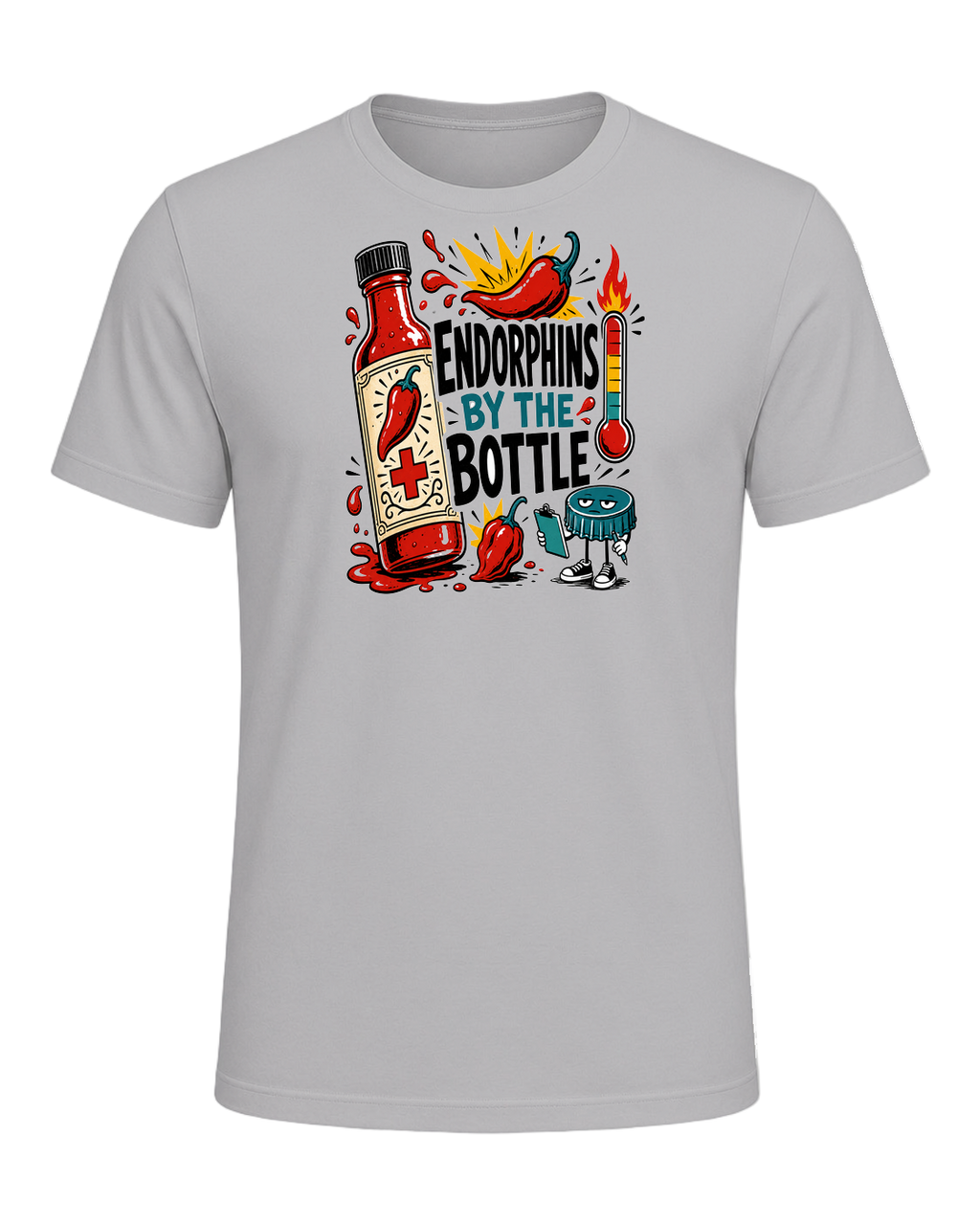 ENDORPHINS BY THE BOTTLE — Athletic Heather