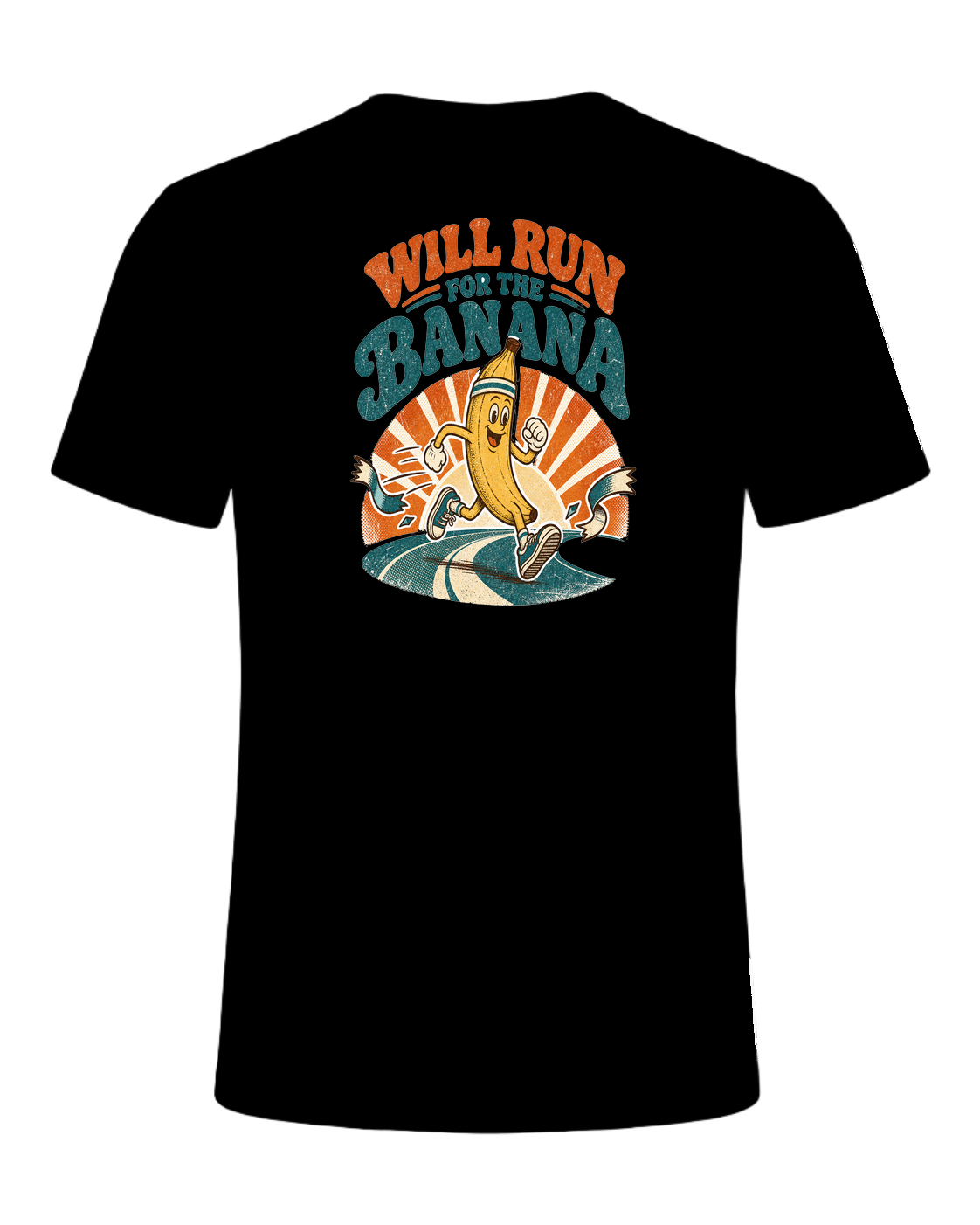 WILL RUN FOR THE BANANA — Black