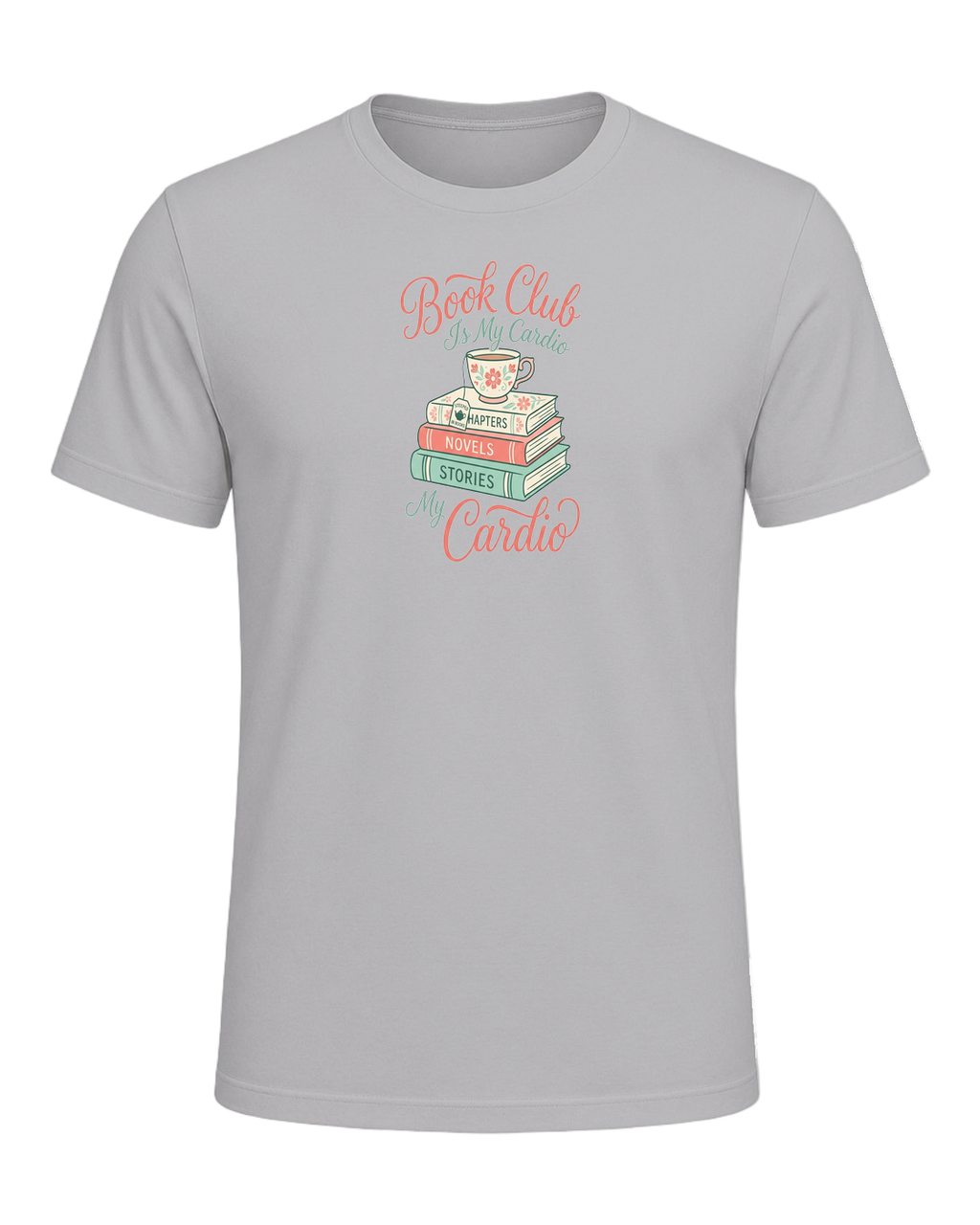 Book Club Is My Cardio — Athletic Heather