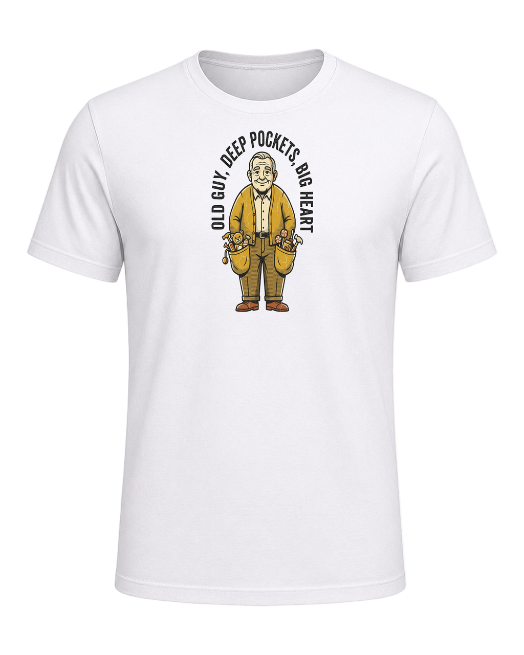 Old guy, deep pockets, big heart — White
