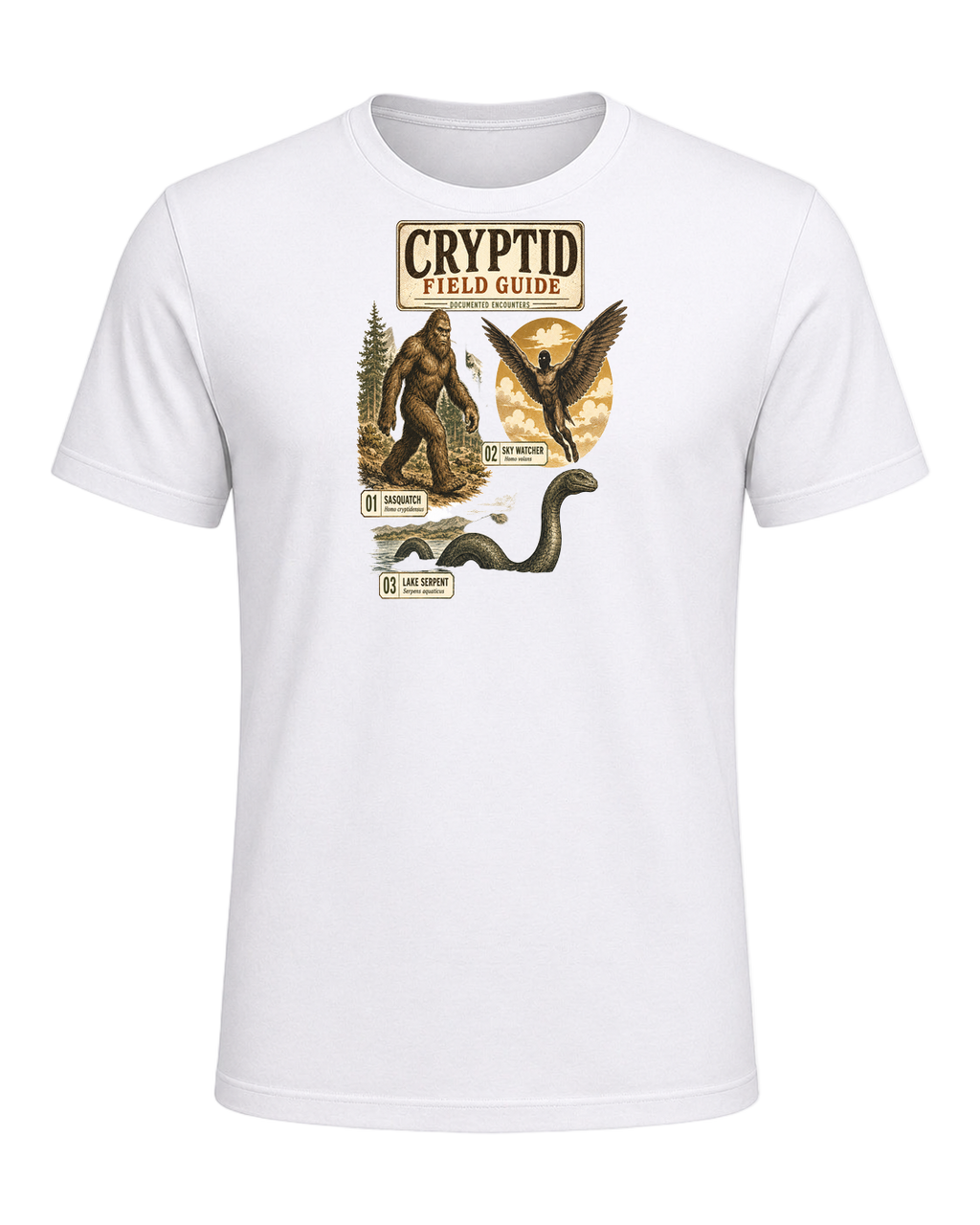 Cryptozoology Fan — White