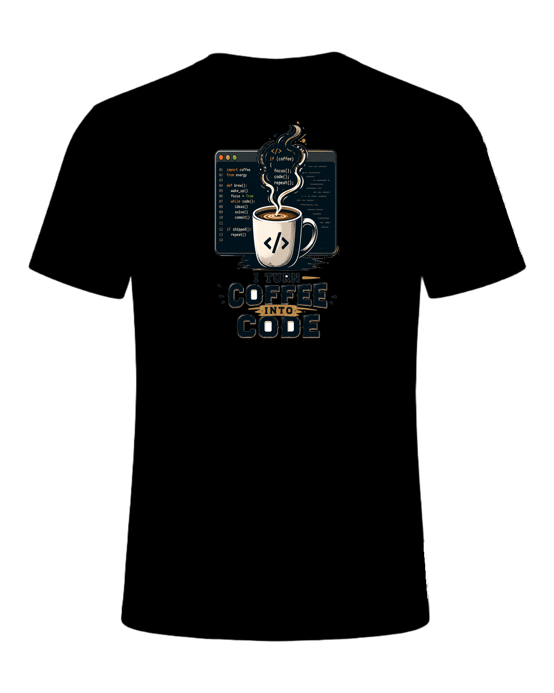 Coffee + Programmer — Black