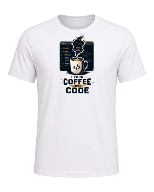 Coffee + Programmer — White