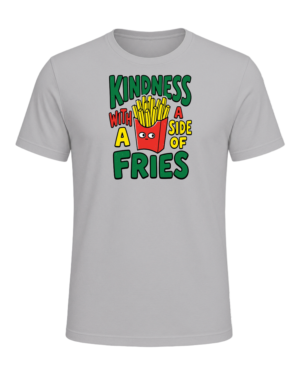 KINDNESS WITH A SIDE OF FRIES — Athletic Heather