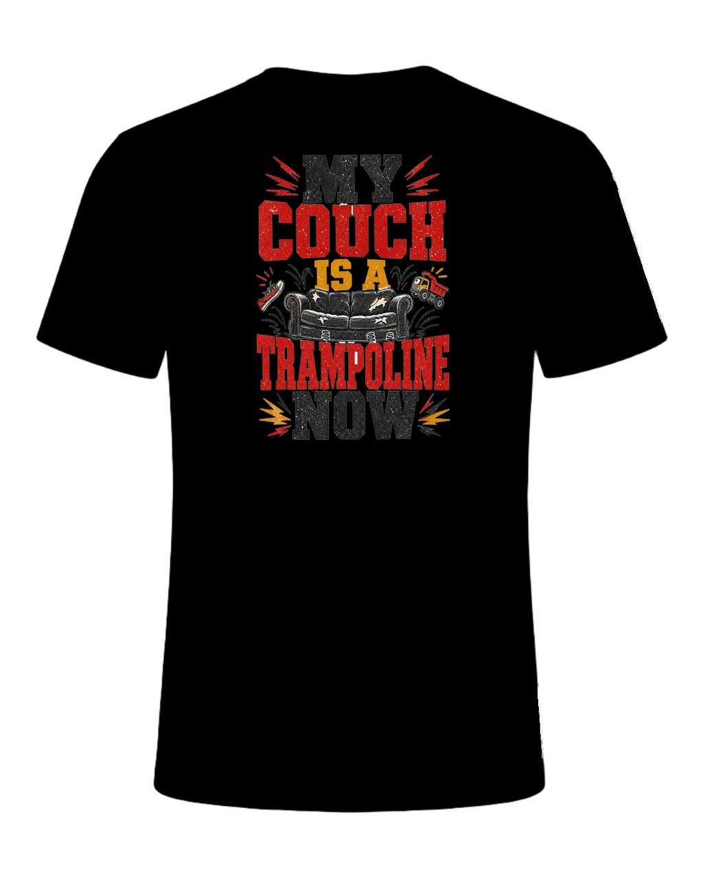 My couch is a trampoline now — Black