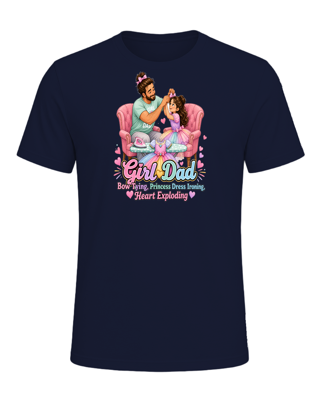 Girl Dad — Navy