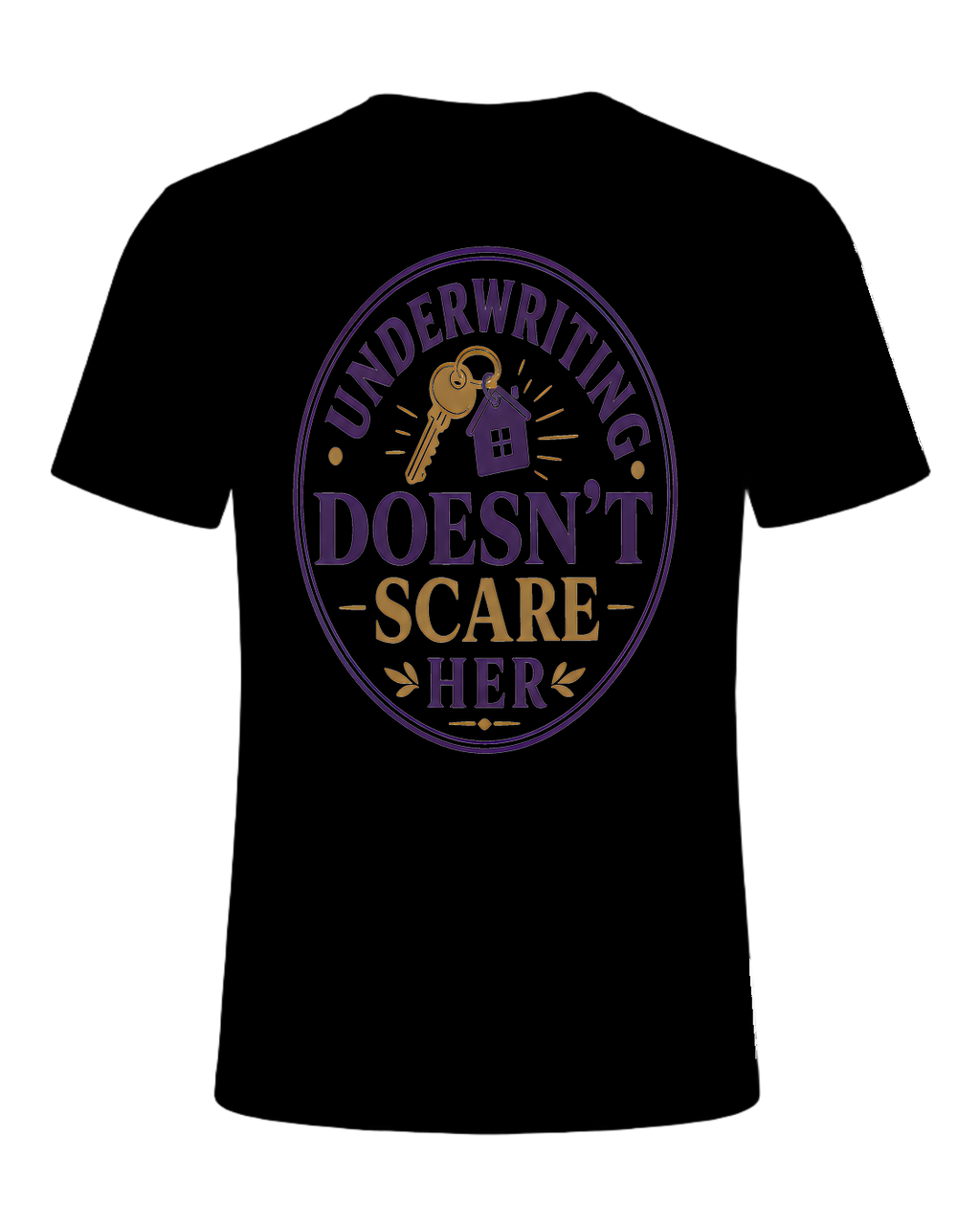 UNDERWRITING DOESN'T SCARE HER — Black