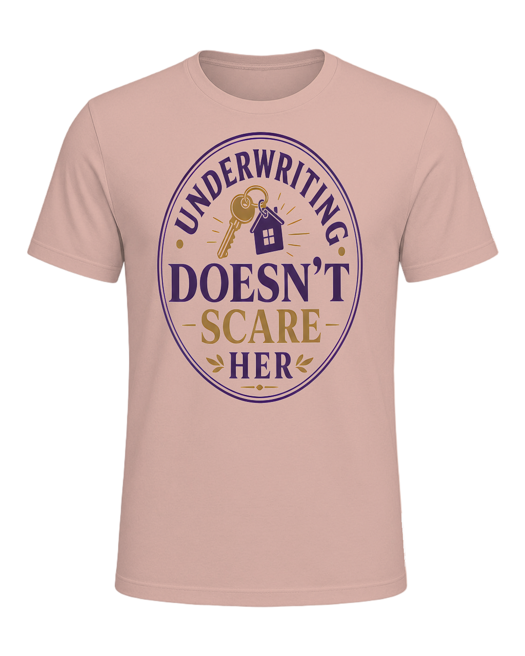 UNDERWRITING DOESN'T SCARE HER — Heather Prism Peach