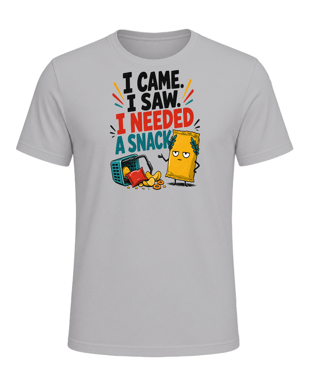 I CAME. I SAW. I NEEDED A SNACK — Athletic Heather