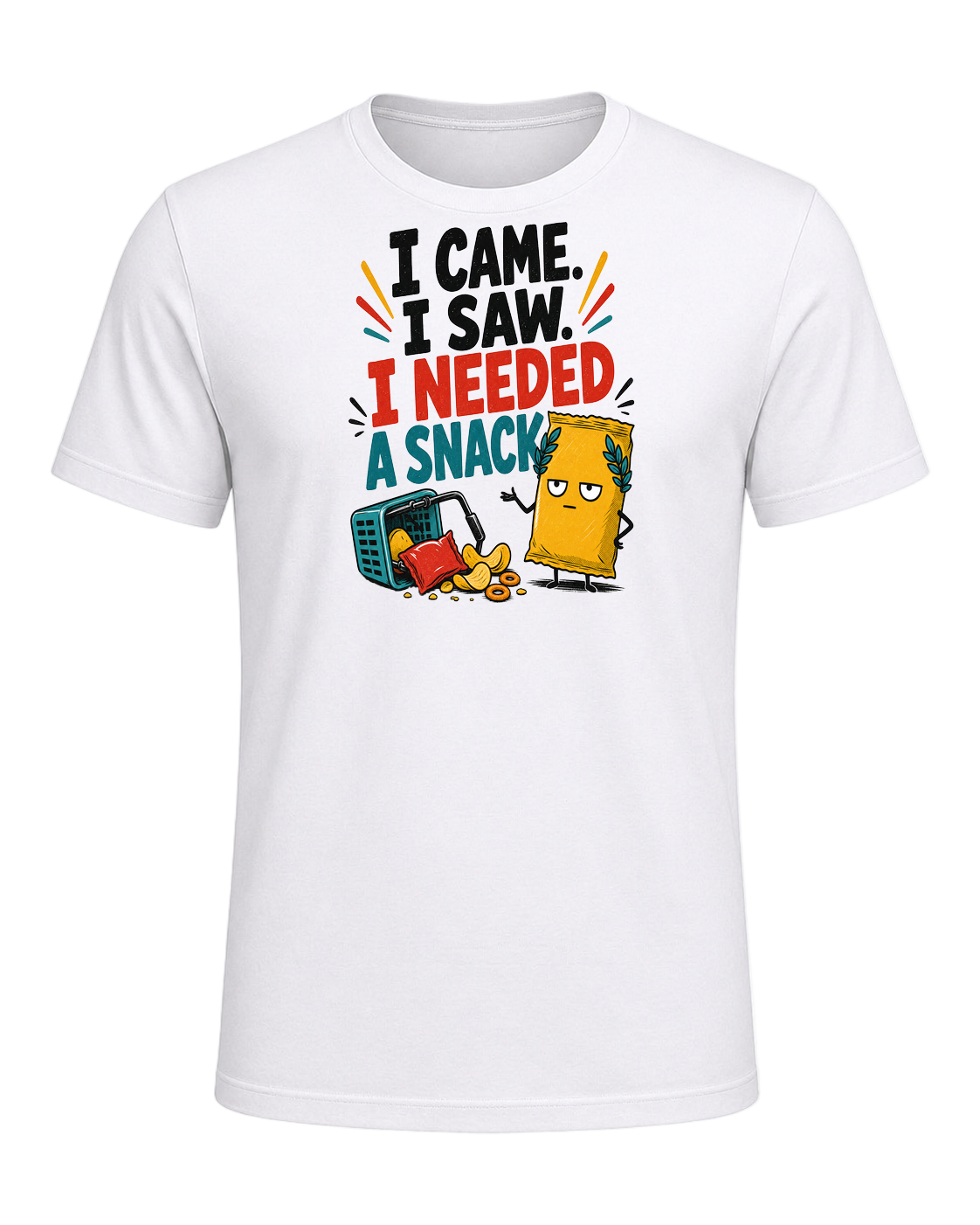 I CAME. I SAW. I NEEDED A SNACK — White