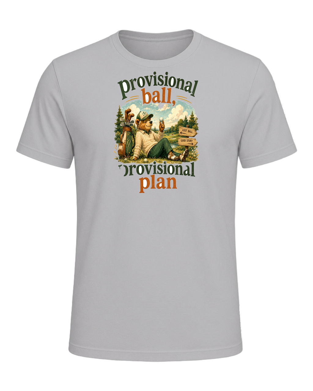 provisional ball, provisional plan — Athletic Heather