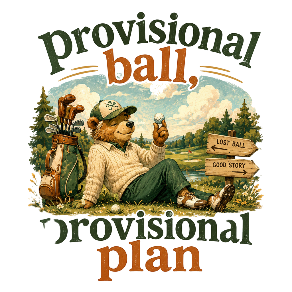 provisional ball, provisional plan