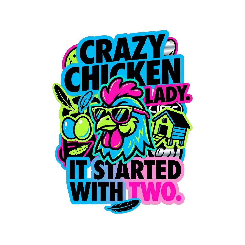 Crazy Chicken Lady. It Started With Two.