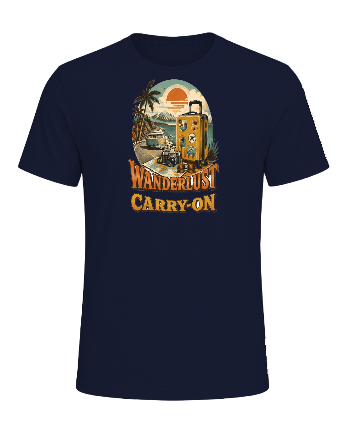 WANDERLUST AND A CARRY-ON — Navy