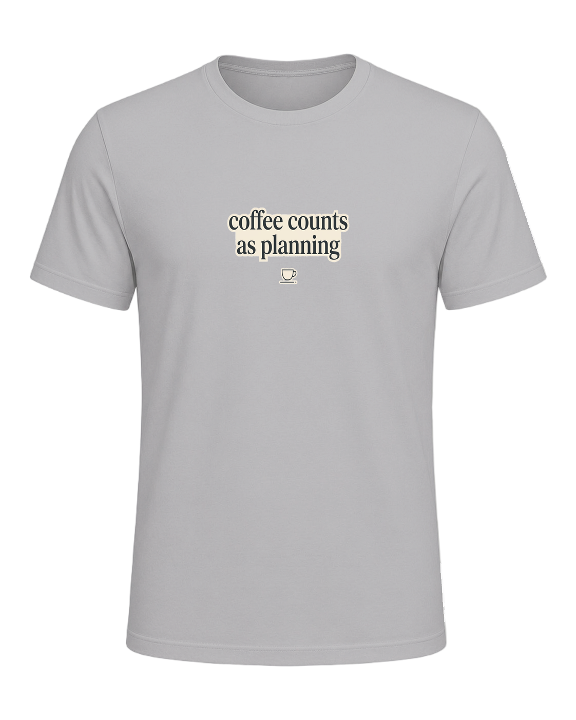 coffee counts as planning — Athletic Heather