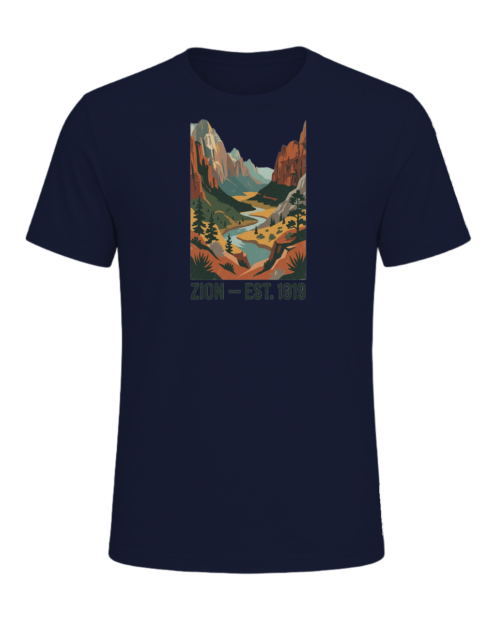 National Park Specific (WPA Style) — Navy