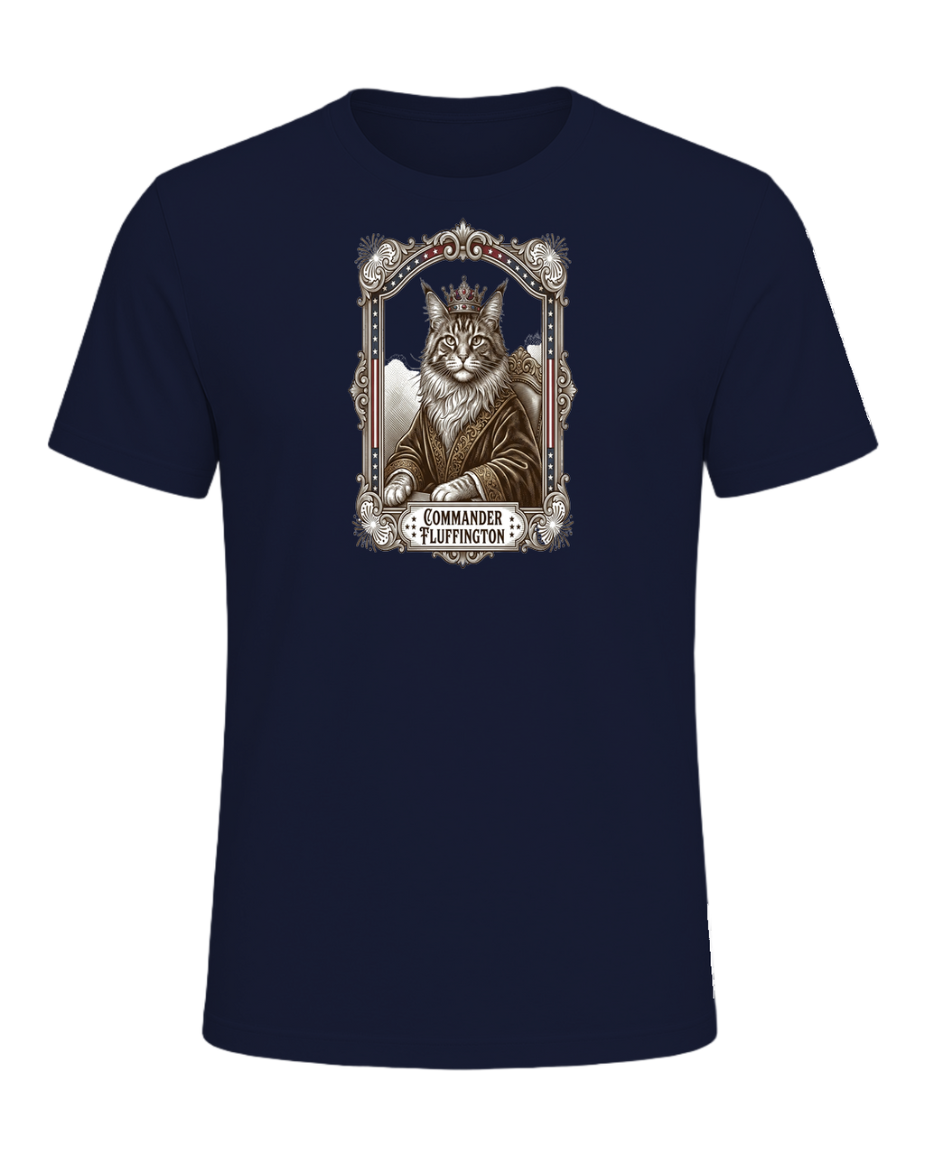 Maine Coon Royalty — Navy