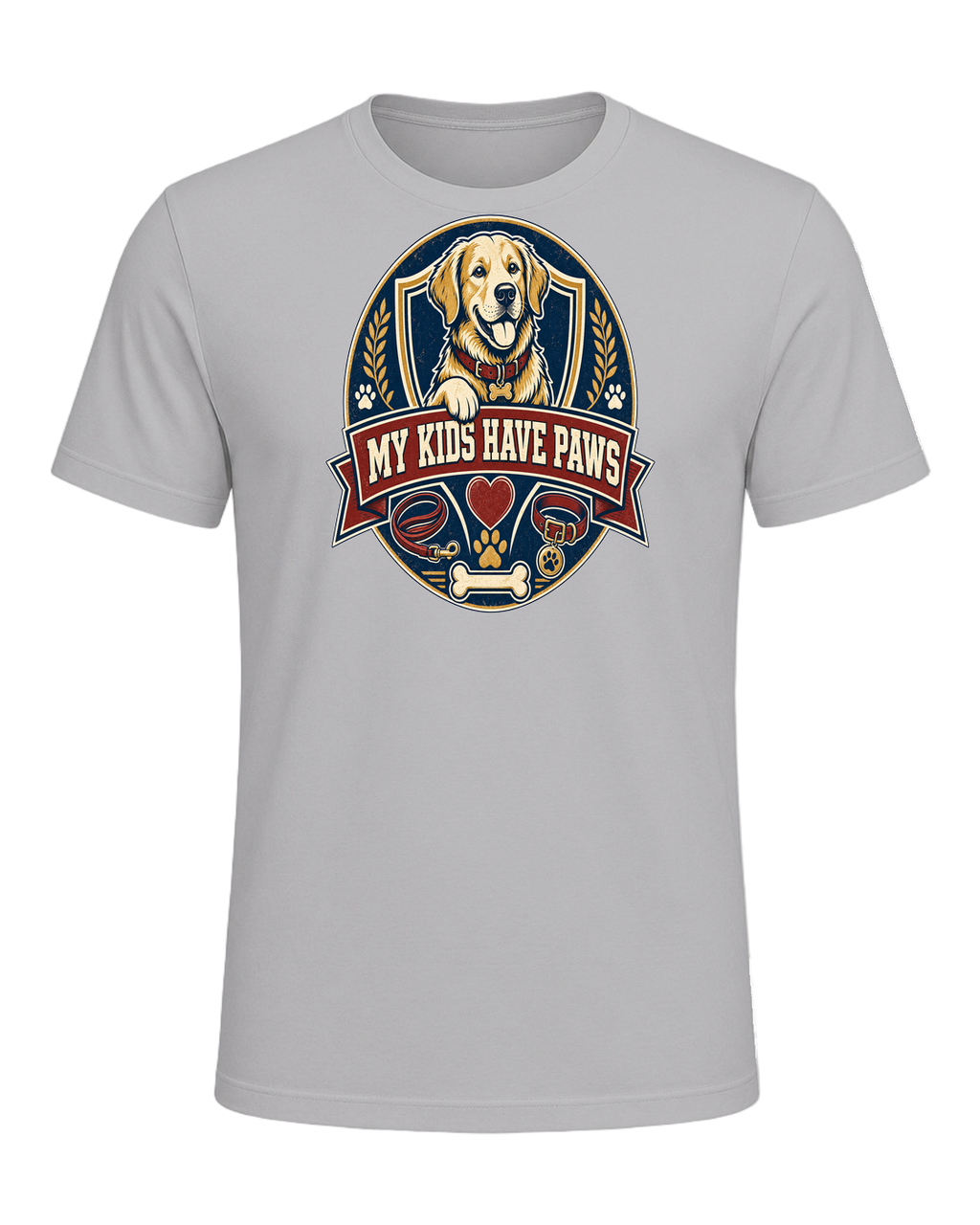 MY KIDS HAVE PAWS — Athletic Heather