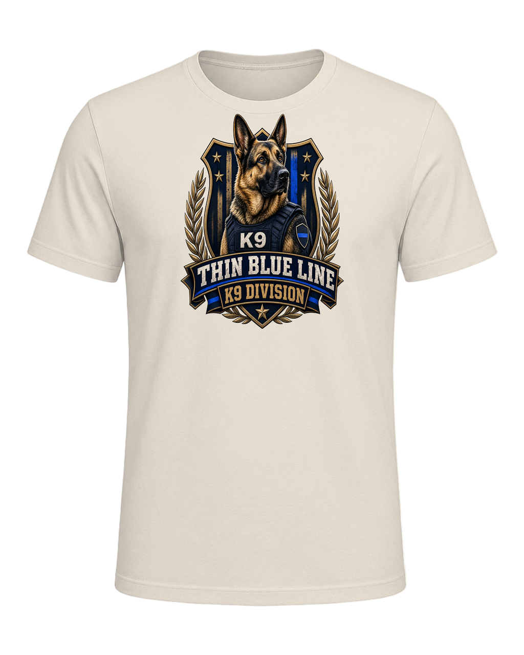 German Shepherd K9 Officer — Heather Prism Natural