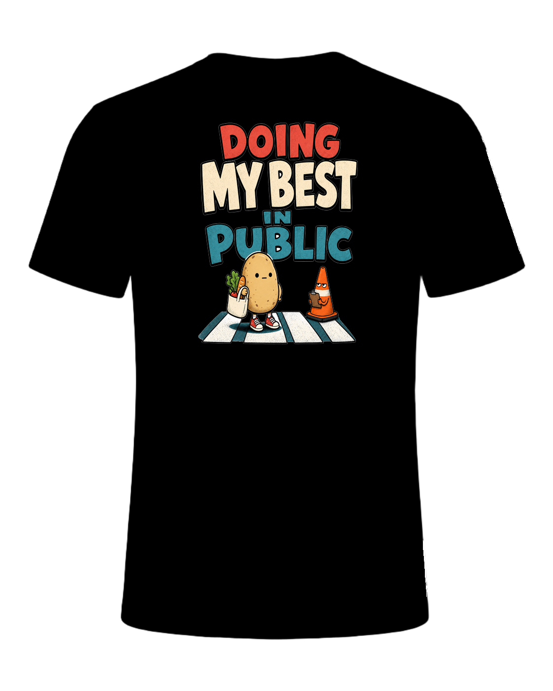 DOING MY BEST IN PUBLIC — Black