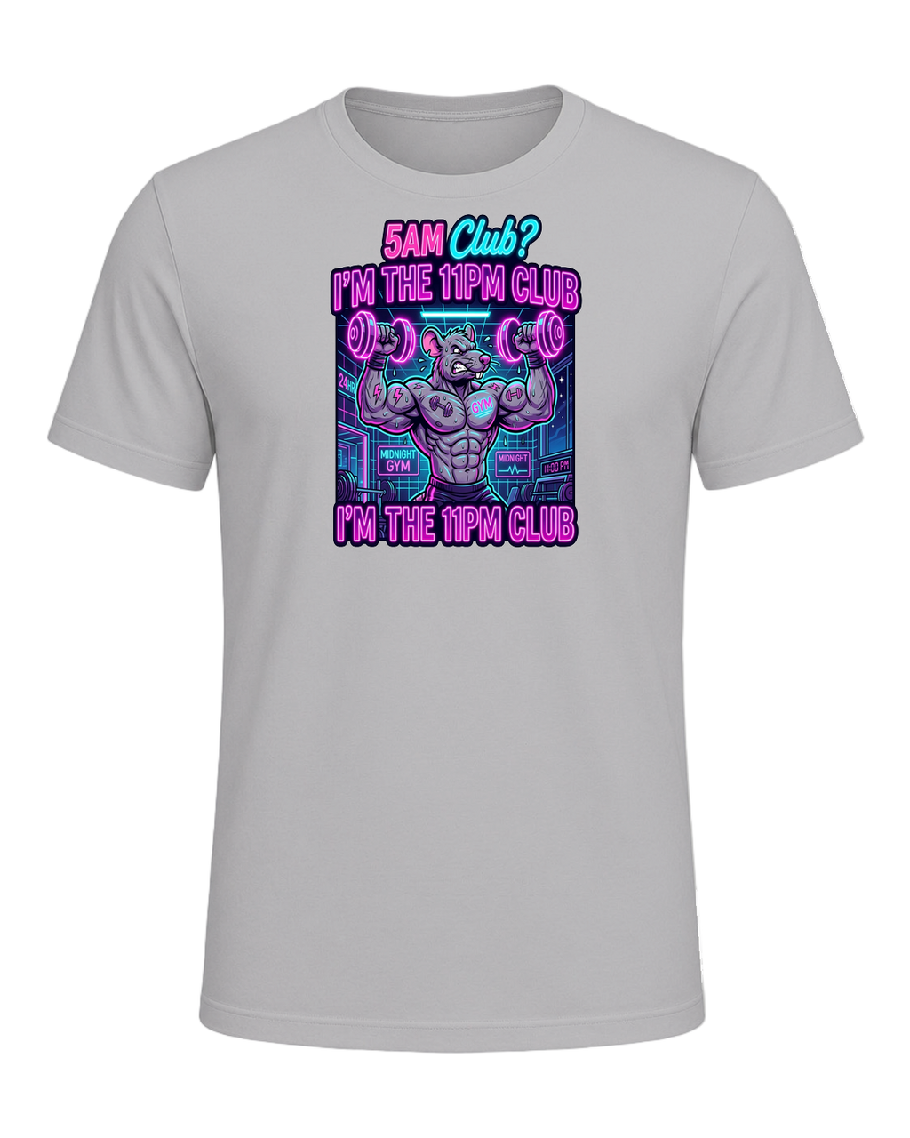 Gym Rat Night Owl — Athletic Heather