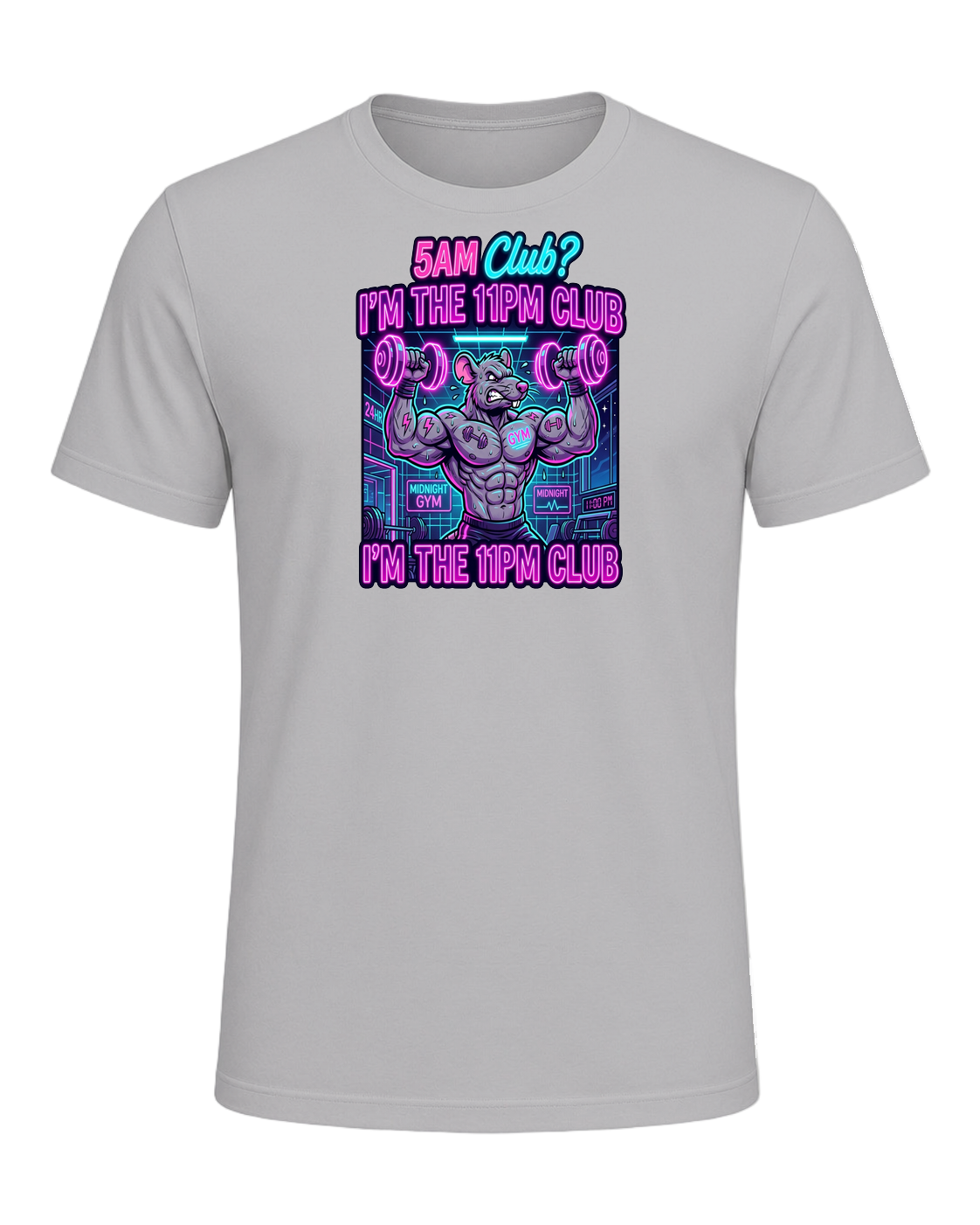 Gym Rat Night Owl — Athletic Heather