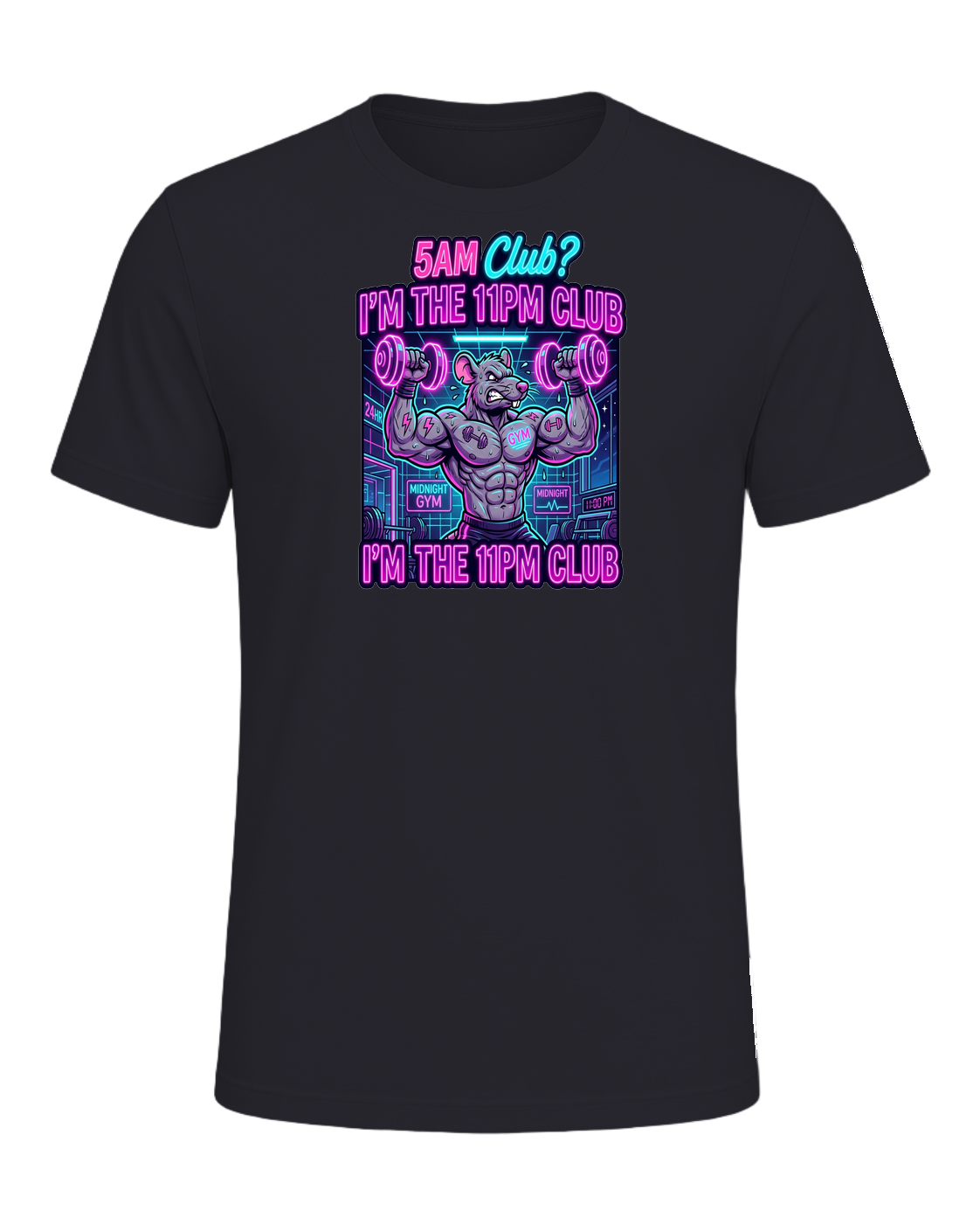 Gym Rat Night Owl — Dark Grey